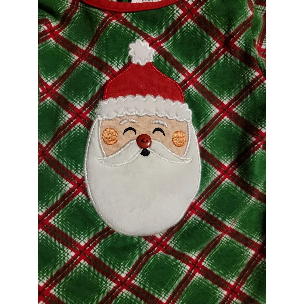 Ricrac and ruffles Christmas santa‎ outfit size 18 months